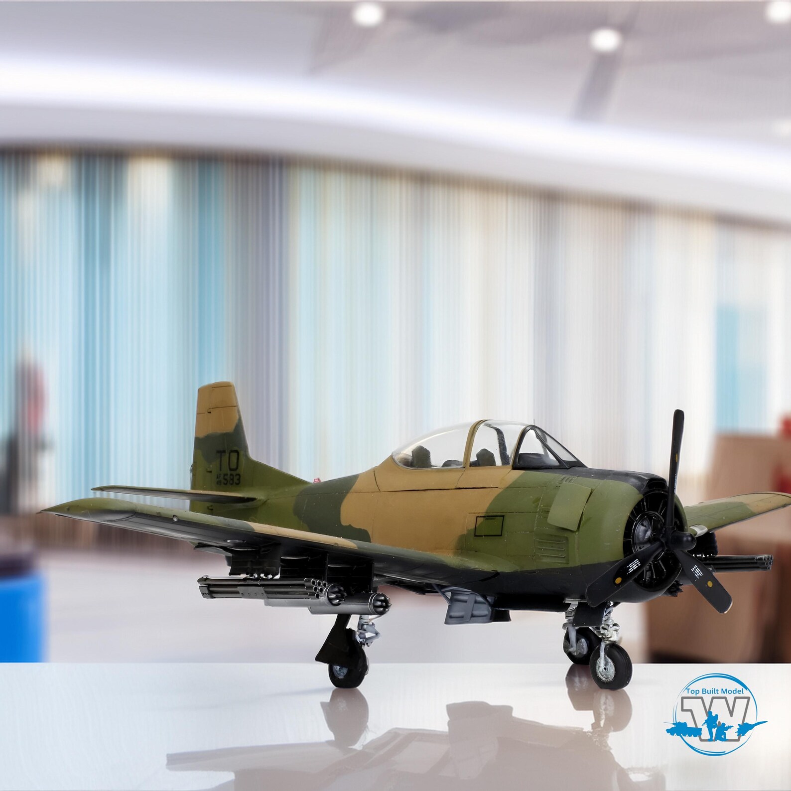 Pre-order, T-28D Trojan USAF Vietnam War Model 1:48 Roden – Built and ...
