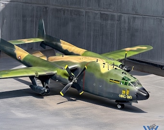 AC-119K Stinger Gunship Guerra del Vietnam – 1:72 Italeri / Preordine Pro Assemblato / Regalo Aereo Militare