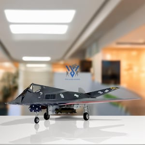 F-117A Nighthawk 1:48 Built Model | Academy Stealth Fighter Jet | Preorder Pro Assembled | Modern Military Aircraft Gift