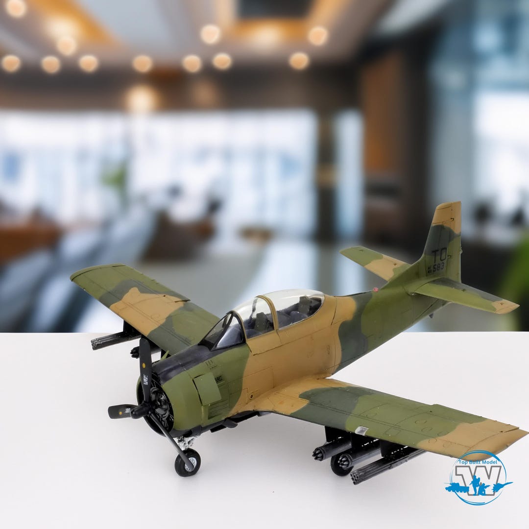 Pre-order, T-28D Trojan USAF Vietnam War Model 1:48 Roden – Built and ...