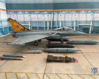 1/48 Rafale C by Dassault – Hand Painted Built Jet Model – EC 1/7 Provence Edition