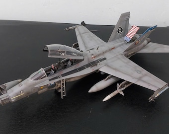 Handmade US Navy F/A-18F Super Hornet Model: 1/32 Scale - Etsy
