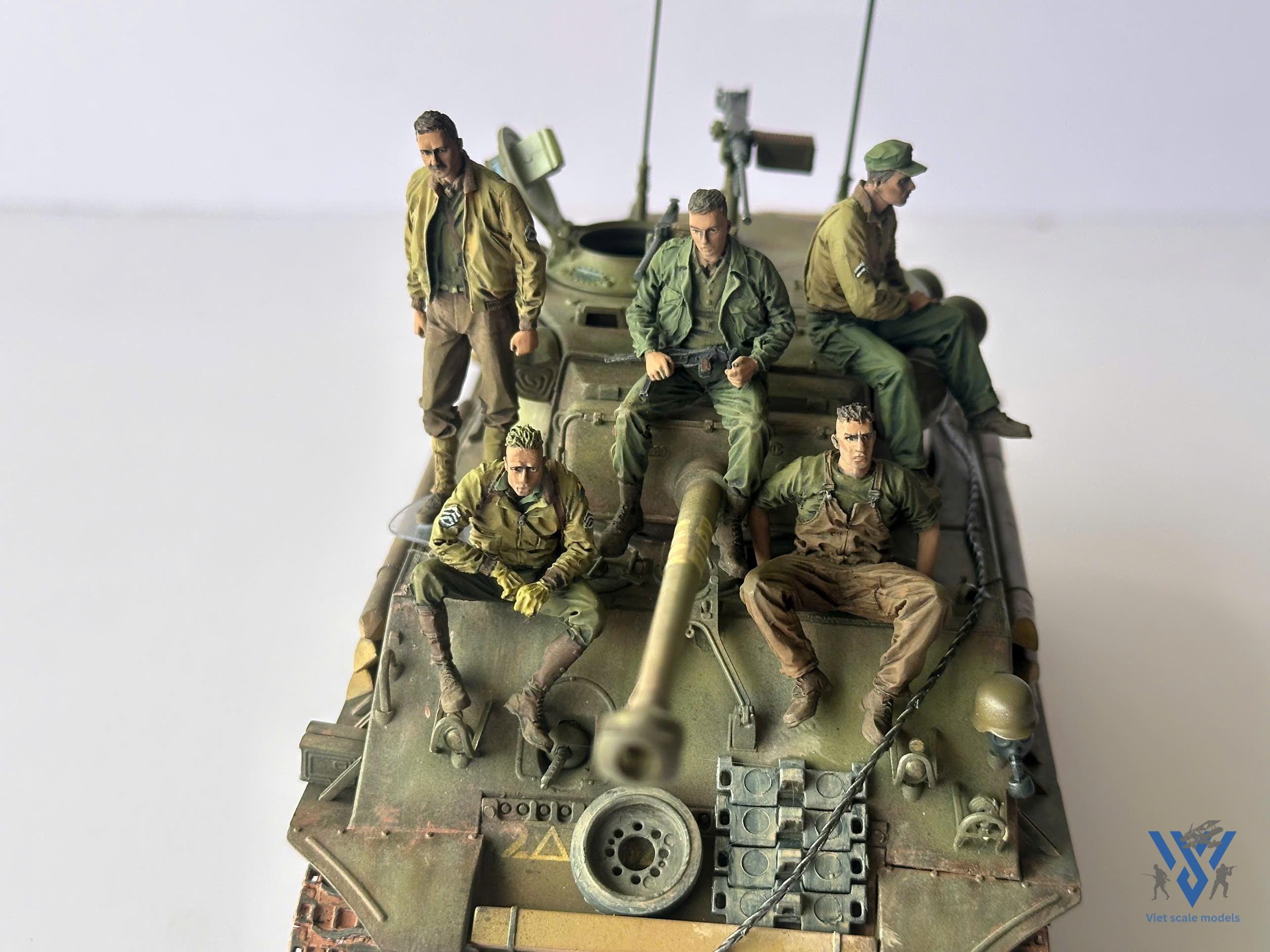 Soldats US Vietnam x15 – Figurines militaires armée