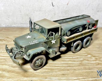 Pre-Order, 1/35 M49A2C Fuel Tanker - Professionally Built & Weathered Vietnam War US Army Logistics Truck