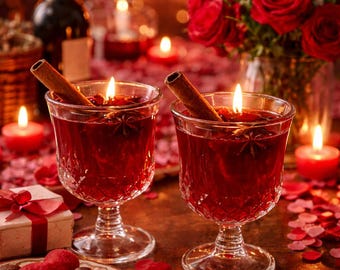 Vela de vino para San Valentín: una forma acogedora de decir "Te amo"