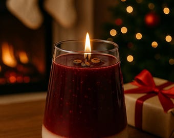 Vela de soja con aroma a café: un regalo festivo para el hogar y tus seres queridos