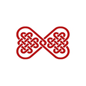 Celtic Knot Hearts Vinyl Decal Pick Your Size and Color