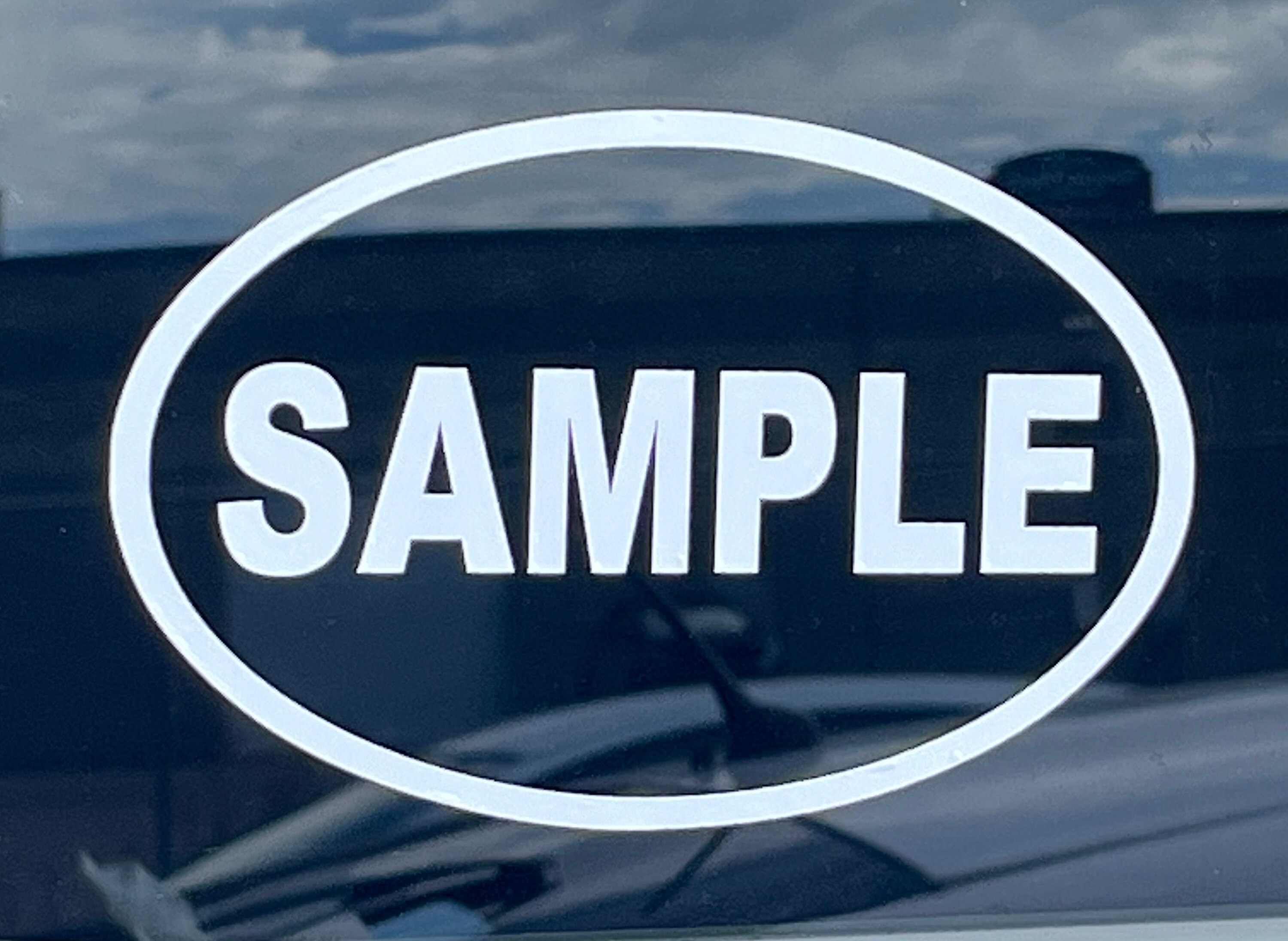 Window Stickers Round Numbers CUSTOM NUMBER Round Circle Vinyl Window Decal Pick Your Size and Color ...
