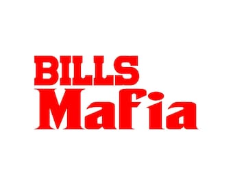 Vinyl raamsticker Bills Mafia Kies je maat en kleur