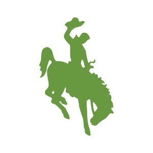 Bucking Horse Cowboy Decalcomania per finestra in vinile Scegli la tua taglia e colore