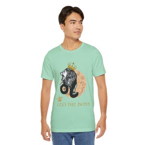 Leo zodiac tshirt Gift for Leo Birthday Gift Astrology sign tshirt for men women horoscope shirt for birthday gift