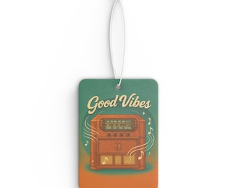 Good Vibes Car Air Freshener: Aromatic Road Trip Decor