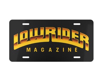 3D SILVER CHROME CHICANO BIKER CHOLO LOWRIDER LICENSE PLATE TOPPER