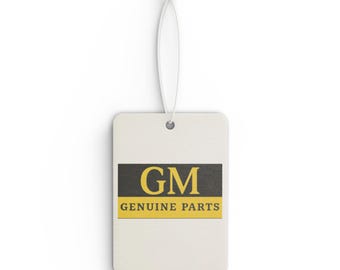 Ambientador para coche GM Genuine Parts: Aroma a coche nuevo, pino y hielo negro