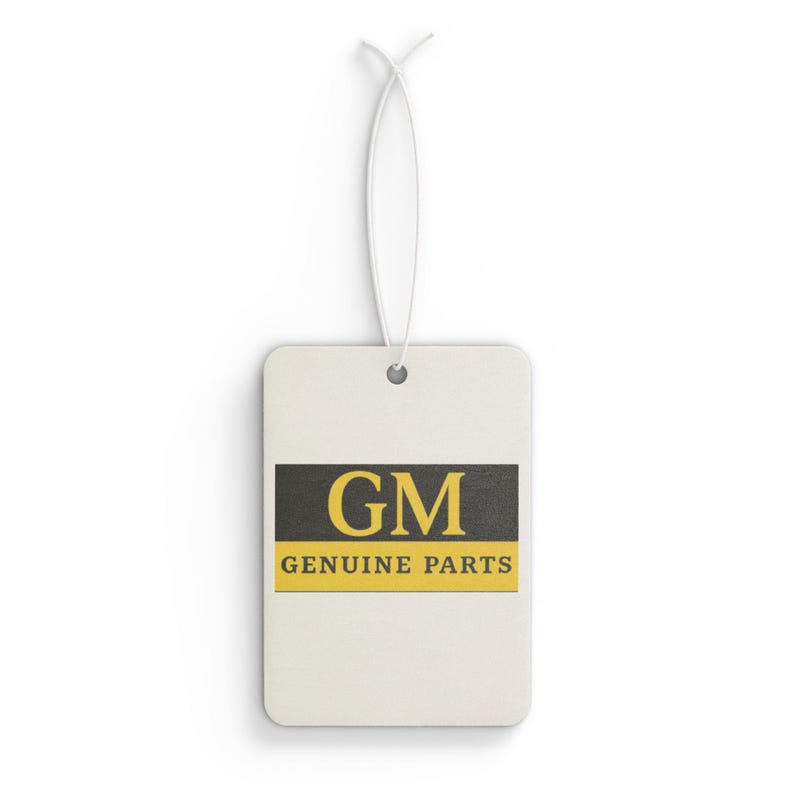 Ambientador para coche GM Genuine Parts: Aroma a coche nuevo, pino y hielo negro imagen 1