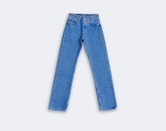 Vintage 90's Levi's 501XX, Blue Jeans, Red Tab, Short, Denim