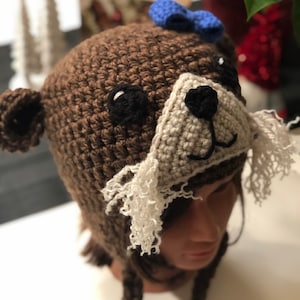 Sea Otter Hat, Crochet Sea Otter Hat, Crochet Otter Hat, Otter Beanie