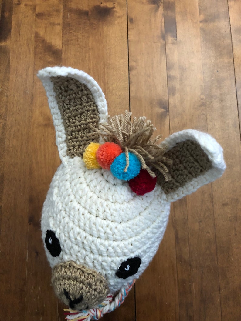 Llama hat crochet llama hat crochet llama beanie | Etsy