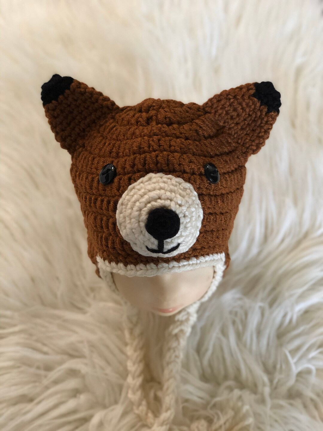 Fox Hat Crochet Fox Hat Baby Fox Hat - Etsy