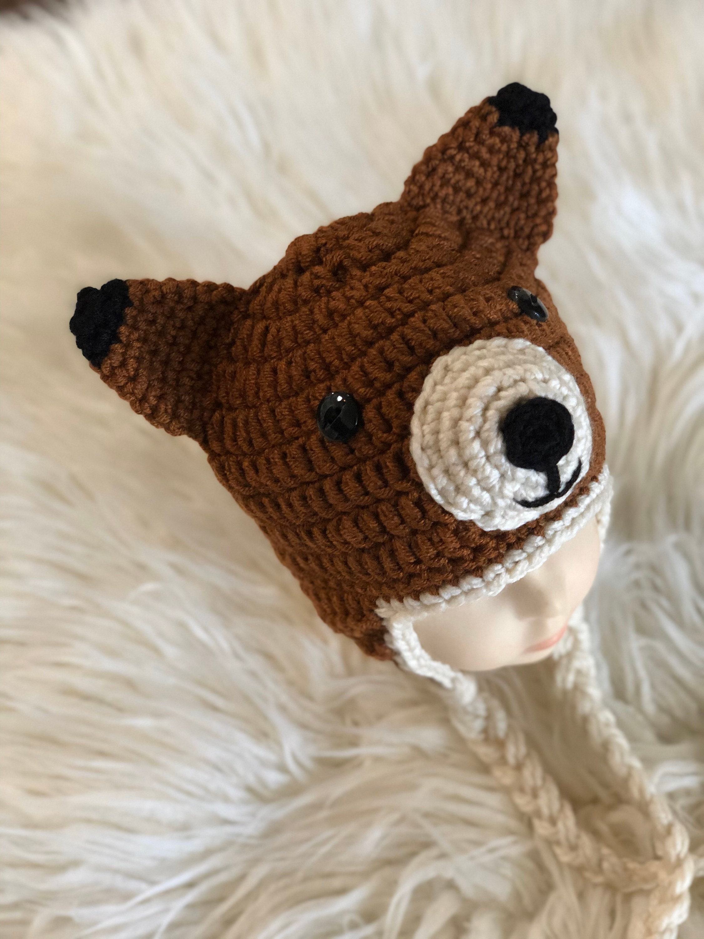 Fox Hat Crochet Fox Hat Baby Fox Hat | Etsy