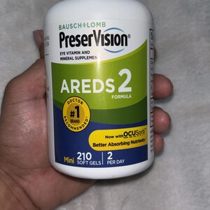 PreserVision AREDS 2 – 210 Mini Softgels | Eye Health Support Formula Sealed Bottle | Exp 2027 | Ship from USA