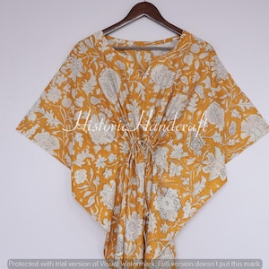 Indian Cotton kaftan, Cotton kaftan, Free size kaftan, Long Cotton kaftan, Soft Cotton Kaftan, Kaftan Dress
