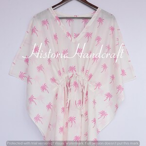 Summer Long Costume Dress For Women, Indian Pure Cotton Fabric Kaftan, Floral Soft Cotton Robe Kaftan, Boho Kaftan Dress,