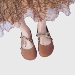 Ballerinas - Passion in Lack Black - Lederschuhe - Barfuß Schuhe