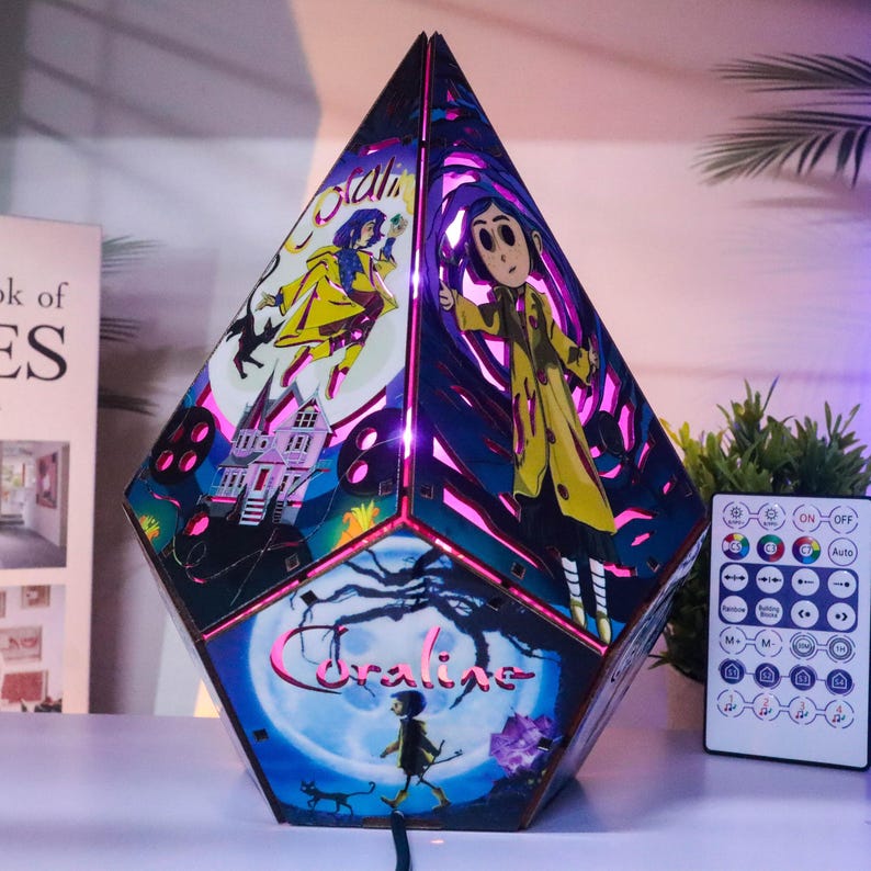 coraline pentagon lamp LED light