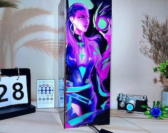 VLR Tactical Hero- Wooden Box Lamp – Elite Fighters & Action Agents,  Unique RPG Gaming Night Light, Perfect birthday Gift for Gamers
