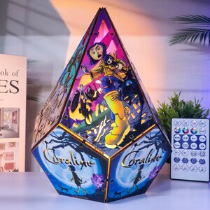 coraline night light aesthetic decor