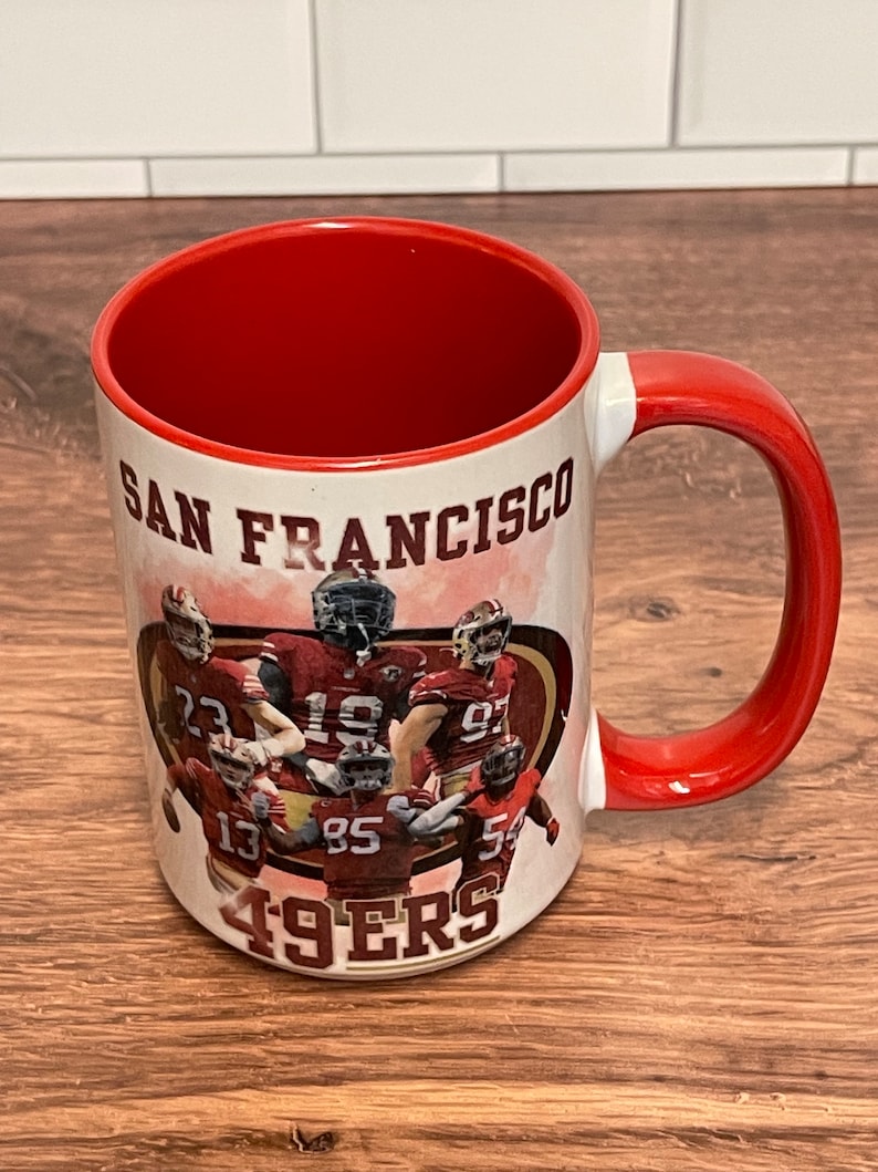 Tasse Collection 49ers 1988 Avec Calendrier – état Super, Légère Usure Doré