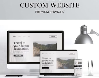 Custom Website Design | Unlimited Revisions | UI UX Design | E-commerce | Modern Minimal Website