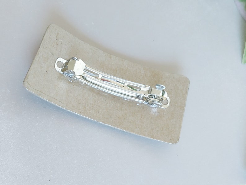 hair jewelry barrette paper hair accessories french barrette gifts for her 1st anniversary gift hair accessories for women