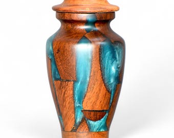 Wooden urn box | Keepsake Cremation Urn