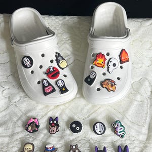 Cute Cartoon Anime Shoe Charm | DIY Croc Shoe Accessories | Flower Buckles for Hole Shoes | Kawaii Gift for Kids & Teens | Animated Set Gift