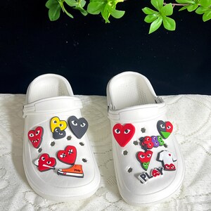 Cute Cartoon Anime Shoe Charm | DIY Croc Shoe Accessories | Flower Buckles for Hole Shoes | Kawaii Gift for Kids & Teens | Animated Set Gift