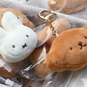 Adorable Cute Bunny Miffy Boris KeyChain Pendant Small Accessories Holiday Birthday Gift Graduation Gift Anniversary Gift Couple Gift