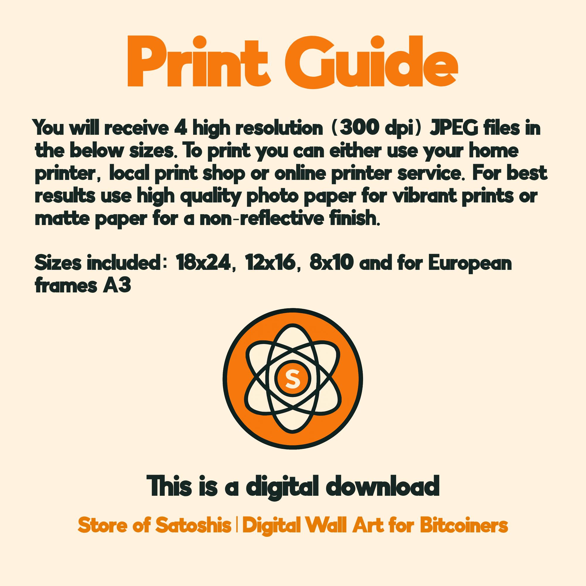 Bitcoin Hero アートプリント：Hal Finney トリビュート - レトロ暗号ポスター（デジタルダウンロード） - Etsy 日本