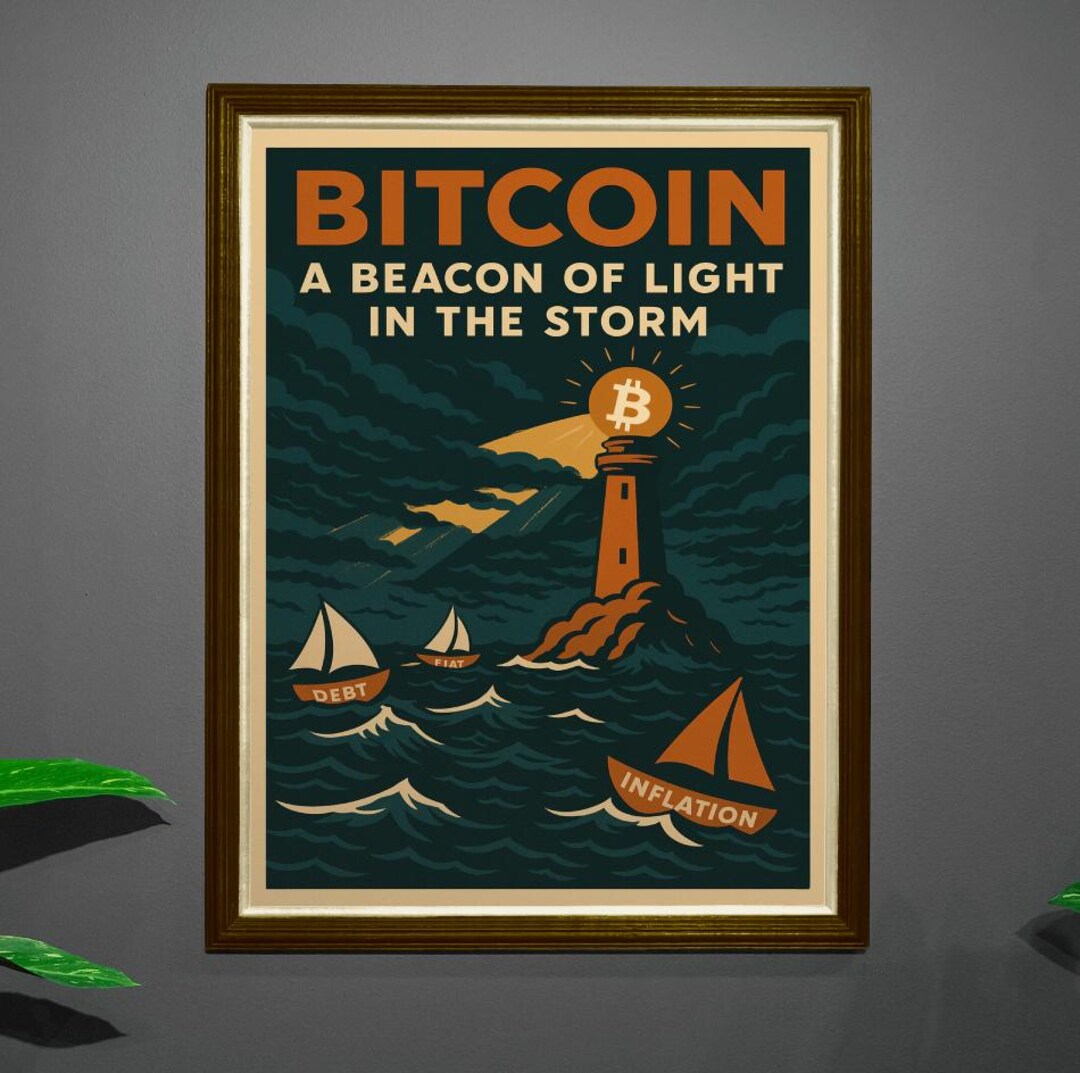 Pôster do Farol do Bitcoin: Impressão de Arte Criptomoeda Retro (Download  Digital) - Etsy Portugal