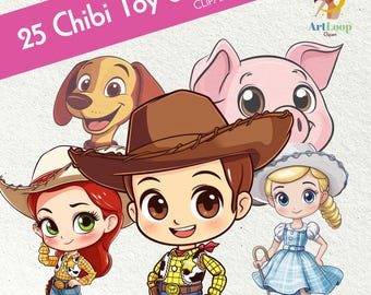 25 chibi cartoons, cartoons figures, buzz lightyear, woody, toy story png, cartoon character, cartoon designs, cartoons png