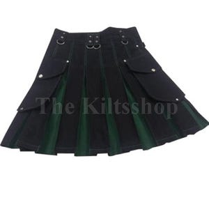 Scottish Utility Kilt Hybrid Custom Made Premium Kilt For Men - 40 Colors - Cargo Pockets Kilt - Kilt For Him - Utility Cotton Hybrid Kilt
