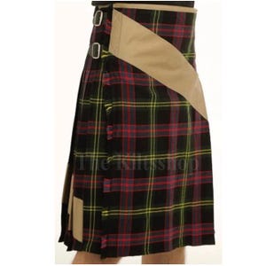 Scottish Utility Kilt Hybrid Custom Made Premium Kilt For Men - 40 Colors - Cargo Pockets Kilt - Modern Kilt - Cotton Tartan Kilt - Men Kilt