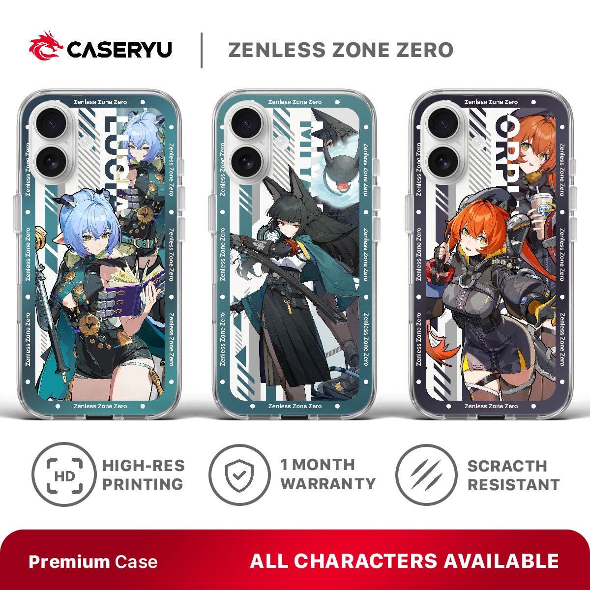 Case Zenless Zone Zero ZZZ by Caseryu Lucia Miyabi Orphie Magus