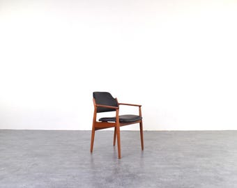 Mid-Century Danish Teak Chairs Model 62a by Arne Vodder for Sibast, 1960s.