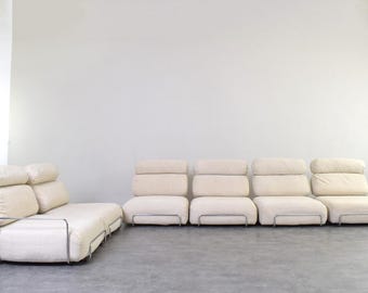 Mid-Century Italian Modular Sofa, 1970s.