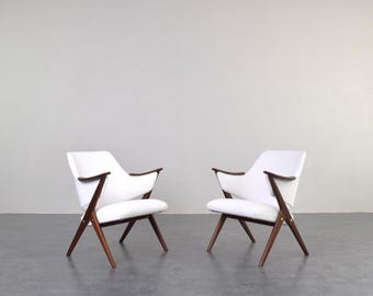 Mid-Century Norwegian Teak Armchairs Knott from Brunstad Møbelfabrikk, 1960s, Set of 2