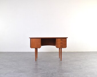 Mid-Century Danish Teak Desk, 1960s.