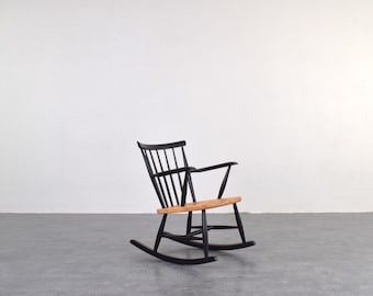 Mid-Century Swedish Rocking Chair, 1960s.