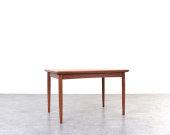 Mid-Century Danish Teak Extendable Dining Table, 1960s.